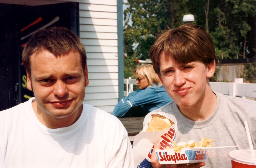 Henrik Rinder käkar hamburgare